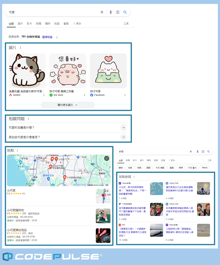 SERP 通用結果